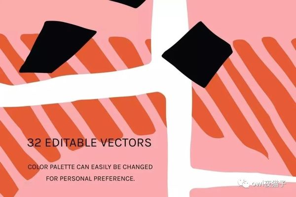 【第462期】极简抽象派艺术纹理图案