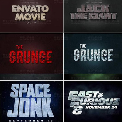 【第3期】800款3D字体特效PS图层样式，秒变大神