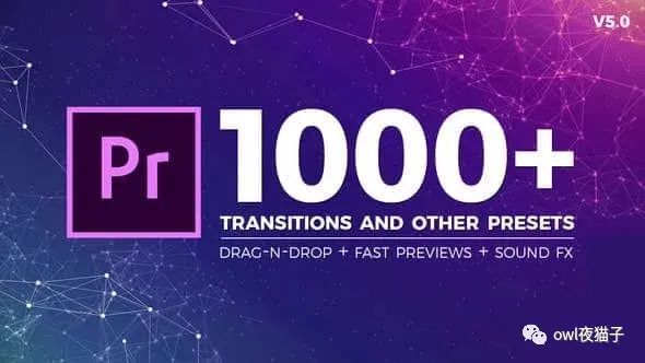 【第270期】1000多个冲击缩放干扰破损摄像机平移扭曲炫光无缝视频PR转场+音效